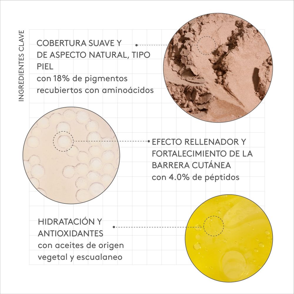 KAMO TRIPLE-PEPTIDE&trade; COVER DROPS (BASE DE MAQUILLAJE)